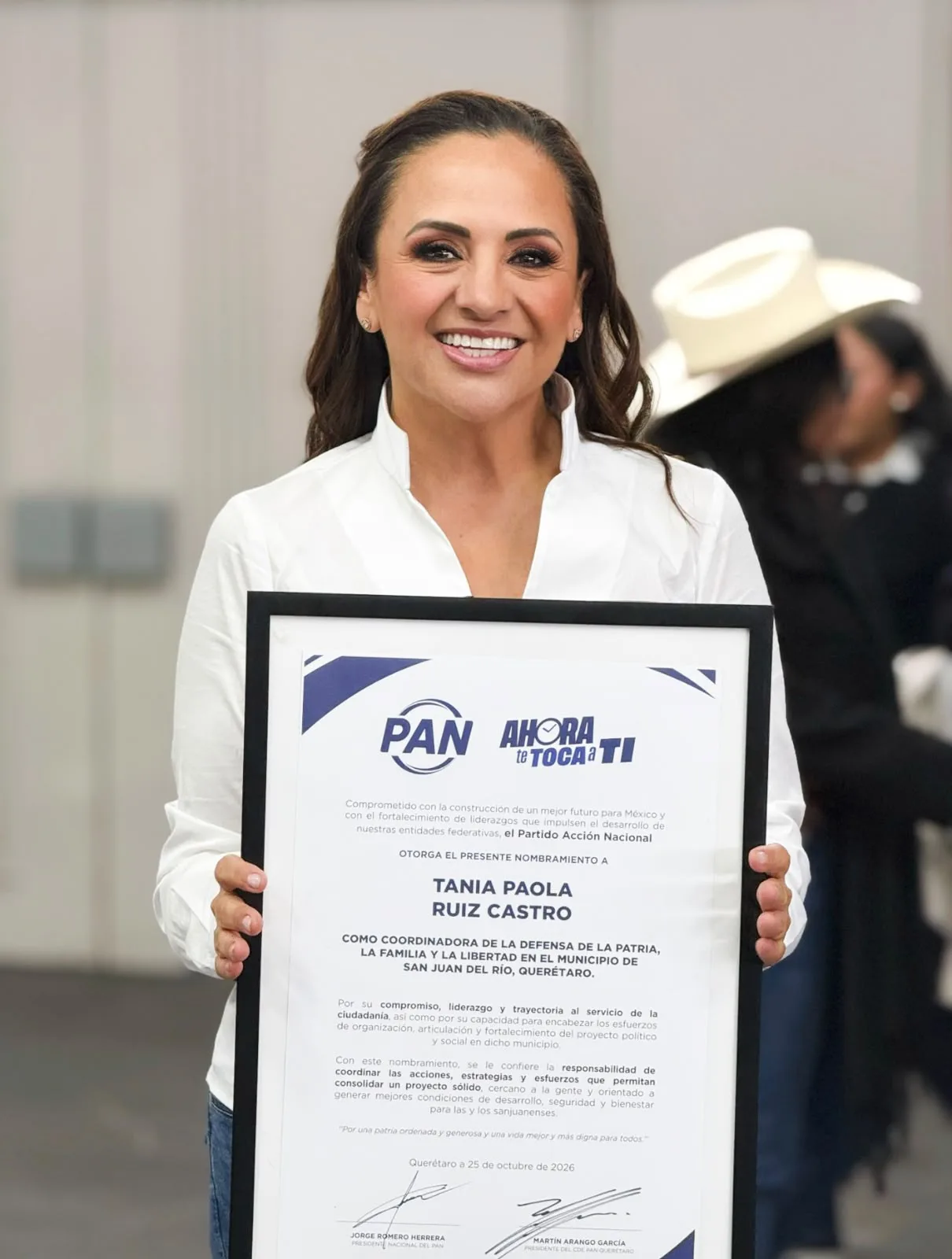 Tania Ruiz plantea una nueva etapa de trabajo por San Juan