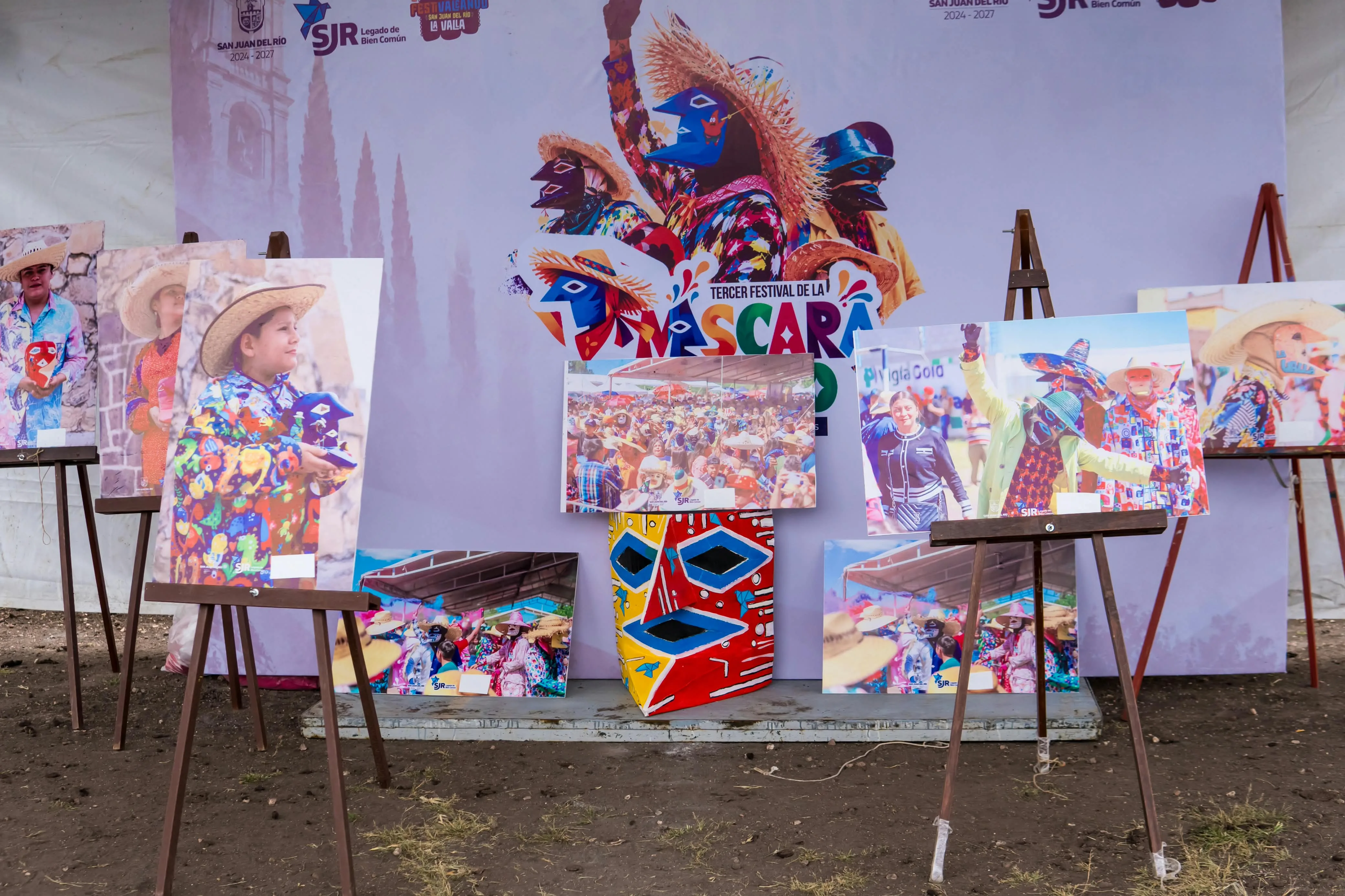 Éxito total con el Tercer “Festival de la Máscara de Palo, Danzas y Xhitases, Únicos y Diferentes”, en La Valla.