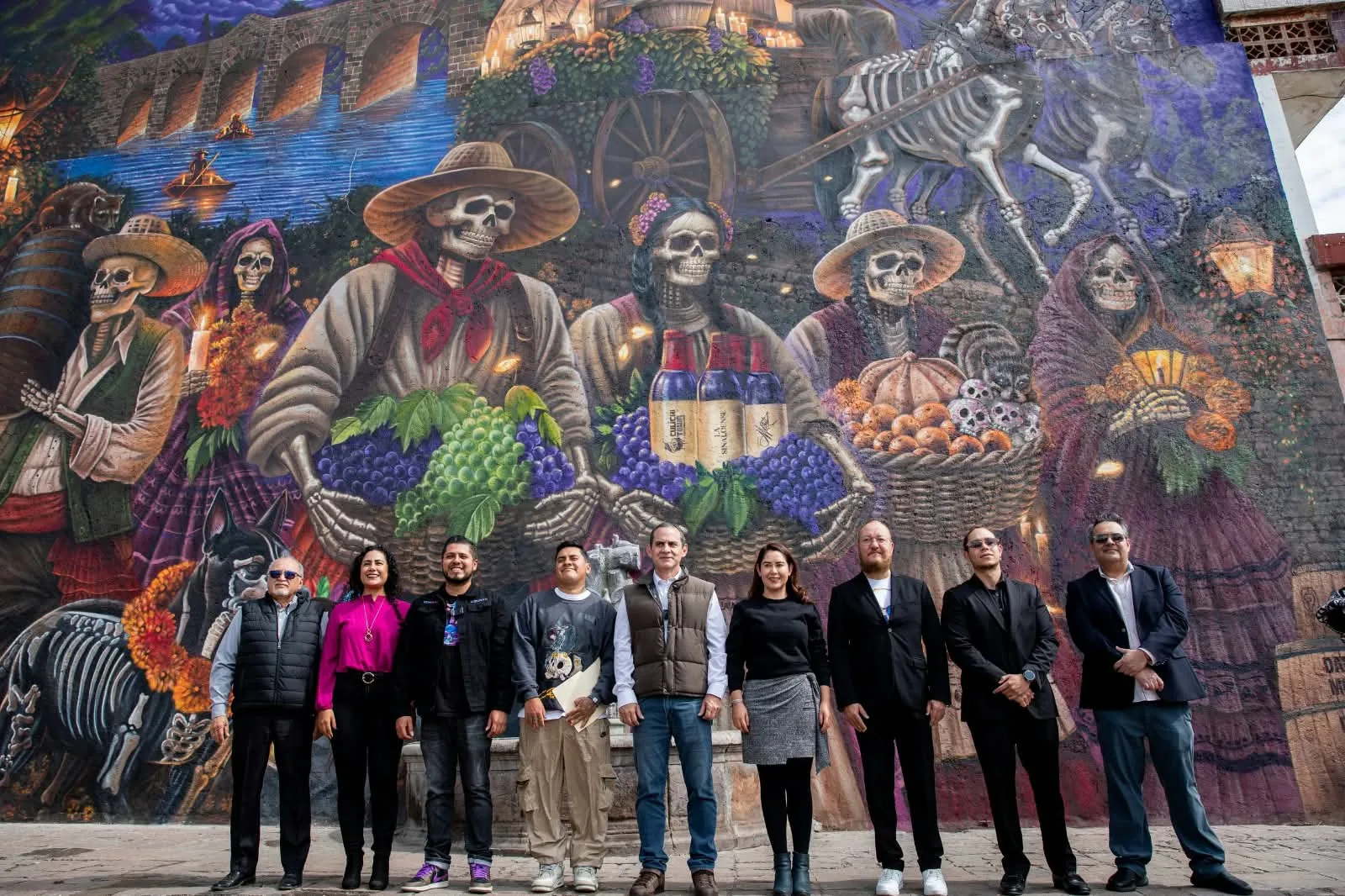 Se inauguró el “Mural de las Ánimas” y arrancó el 20º Festival de Día de Muertos SJR 2026.
