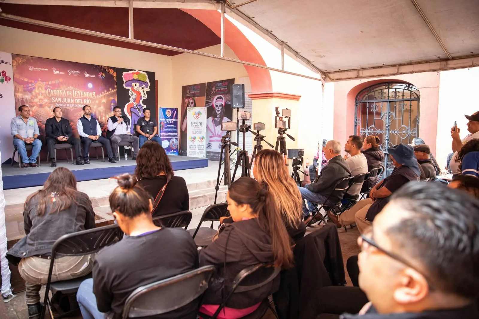 Todo listo; para la “Casona de Leyendas SJR. Especial de Día de Muertos” que protagonizarán usuarios de 16 Centros de Rehabilitación.