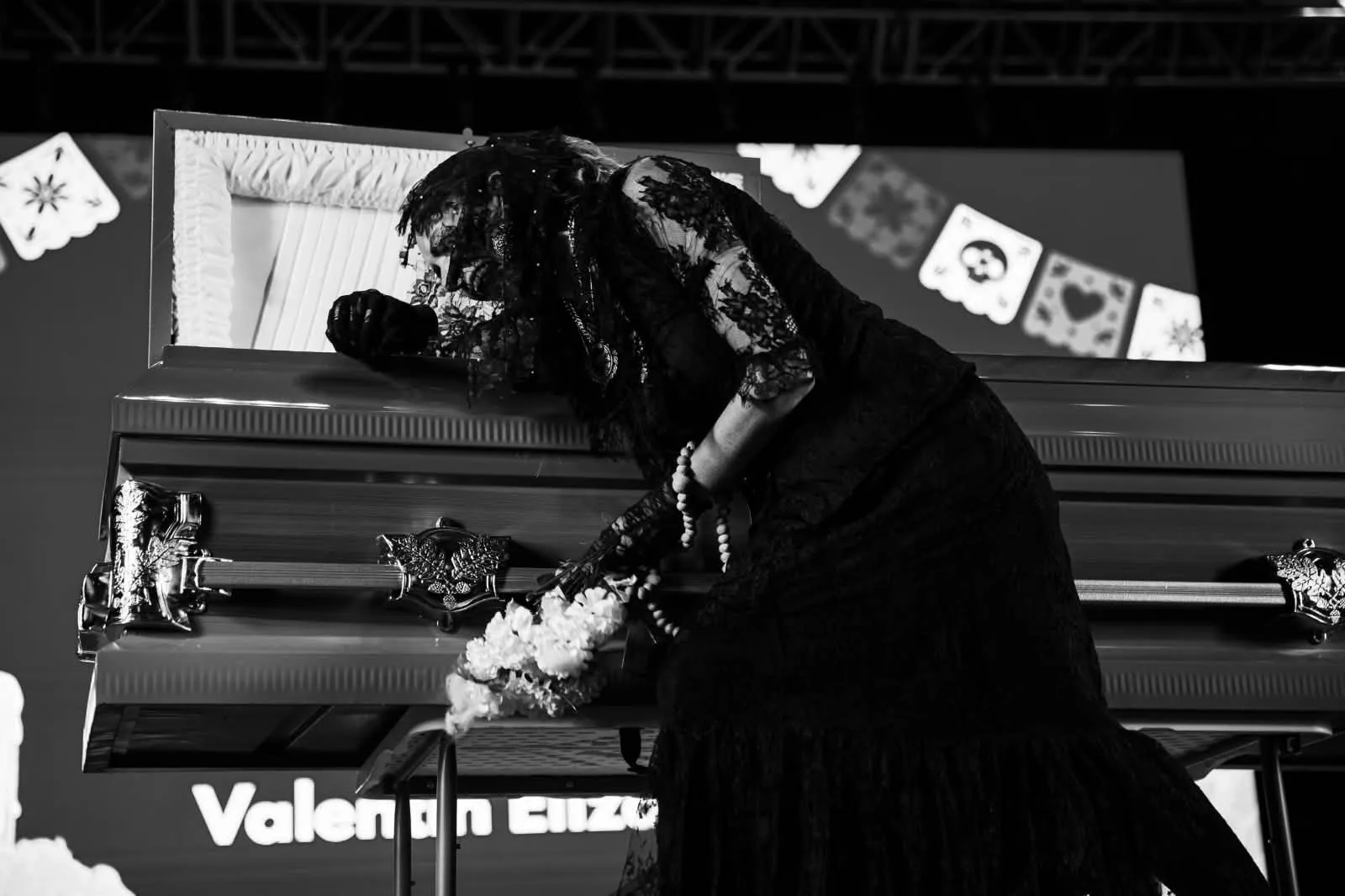 Karla Patricia Alvarado Arceo; primer lugar en el Concurso Nacional de Plañideras, dentro Festival de Día de Muertos 2026 en SJR.