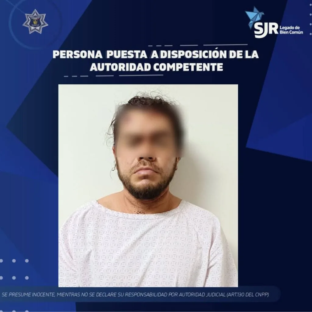Presentan al esposo que arrebató la vida de un presunto acosador; en Santa Cruz Nieto.