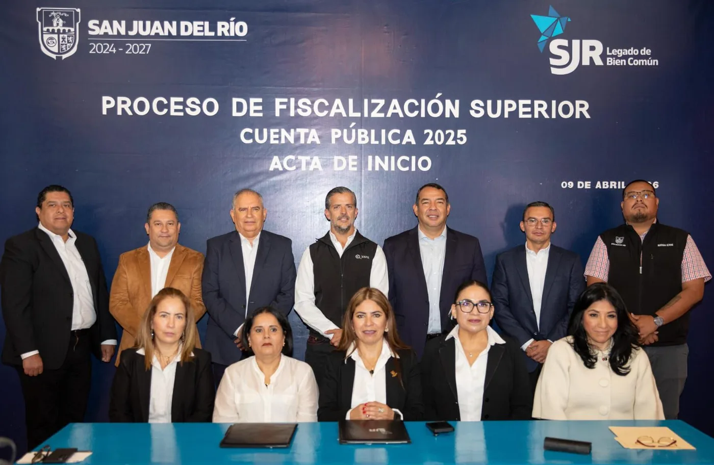 Gobierno Municipal de SJR y Auditoría Superior del Estado; firman acta de inicio de fiscalización 2025
