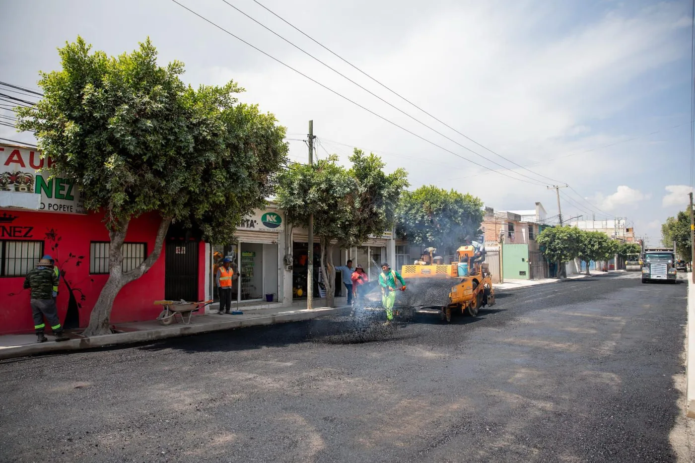 Rehabilitación de bulevar Pablo Cabrera registra avance de 92 por ciento
