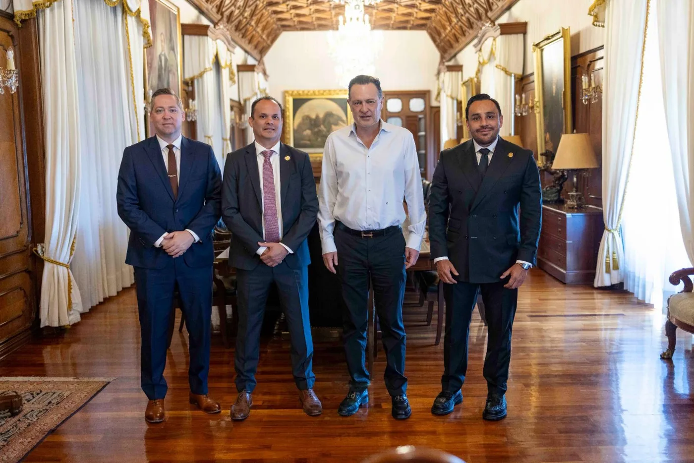 Refuerza Gobernador Mauricio Kuri lazos de cooperación con el FBI.
