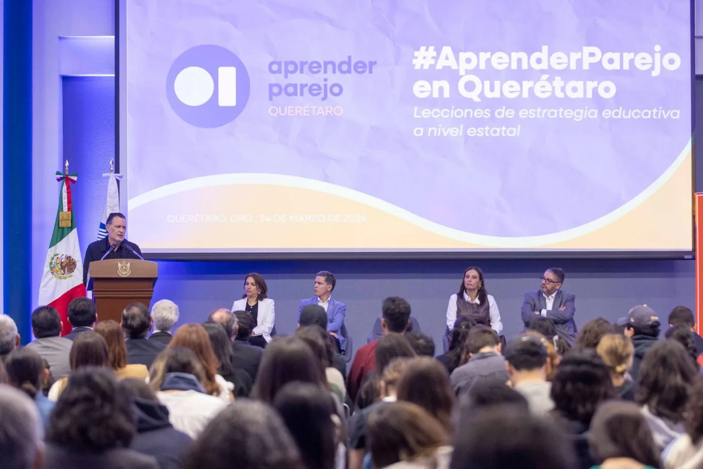Querétaro le apuesta al desarrollo tecnológico, la educación y la competitividad; afirmó el gobernador Mauricio Kuri