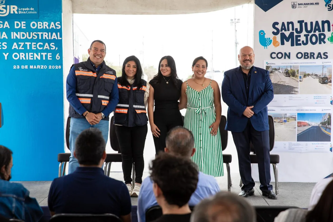 Municipio de SJR invierte 65.8 mdp para mejorar la movilidad y la imagen urbana en zonas industriales