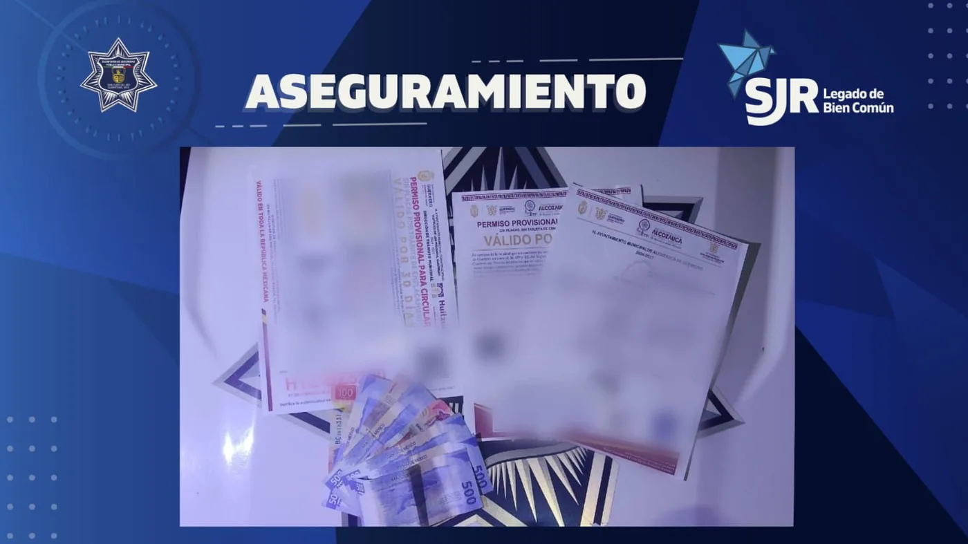 La SSPM-SJR detuvo a 7 sujetos; por uso de documentación falsa, resistencia de particulares y cohecho