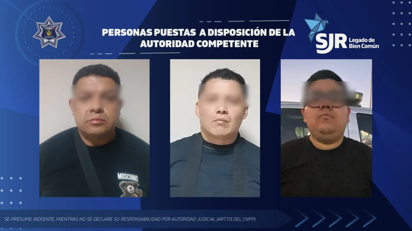 La SSPM-SJR detuvo a 7 sujetos; por uso de documentación falsa, resistencia de particulares y cohecho