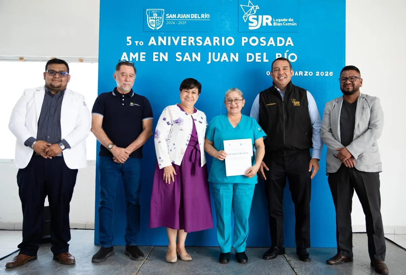 Celebra 5º Aniversario Posada AME SJR; con 6 mil 849 atenciones.