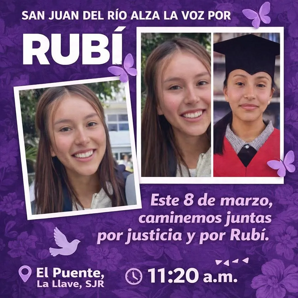Desaparición de Rubí en SJR; ¿prioridad absoluta? de la FGEQ.