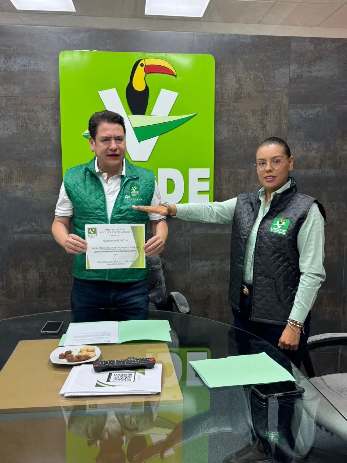 Astudillo nombra a Saraí Velázquez, nueva Dirigenta del Partido Verde en Ezequiel Montes.