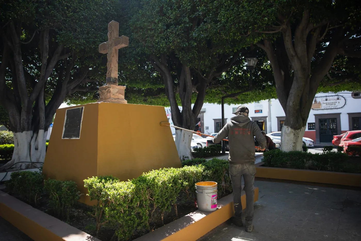 Roberto Cabrera supervisa rehabilitación de la Tota Carbajal y mejora de la imagen del Jardín Fundadores y Parque Las Garzas