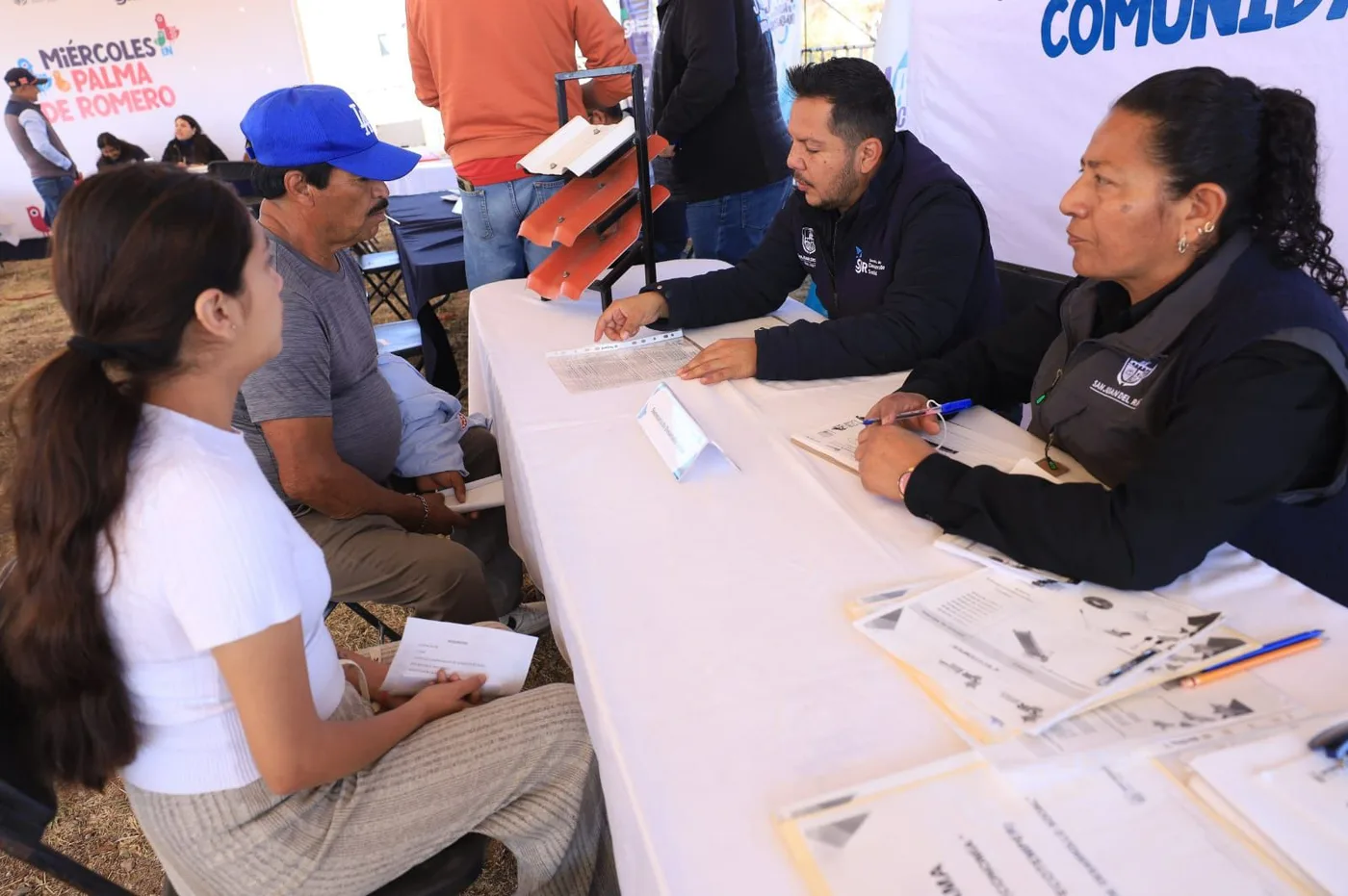 SJR realiza acciones en beneficio de la ciudadanía con el Programa “Miércoles en… Palma de Romero”