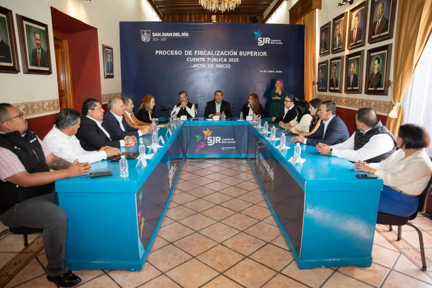 Gobierno Municipal de SJR y Auditoría Superior del Estado; firman acta de inicio de fiscalización 2025