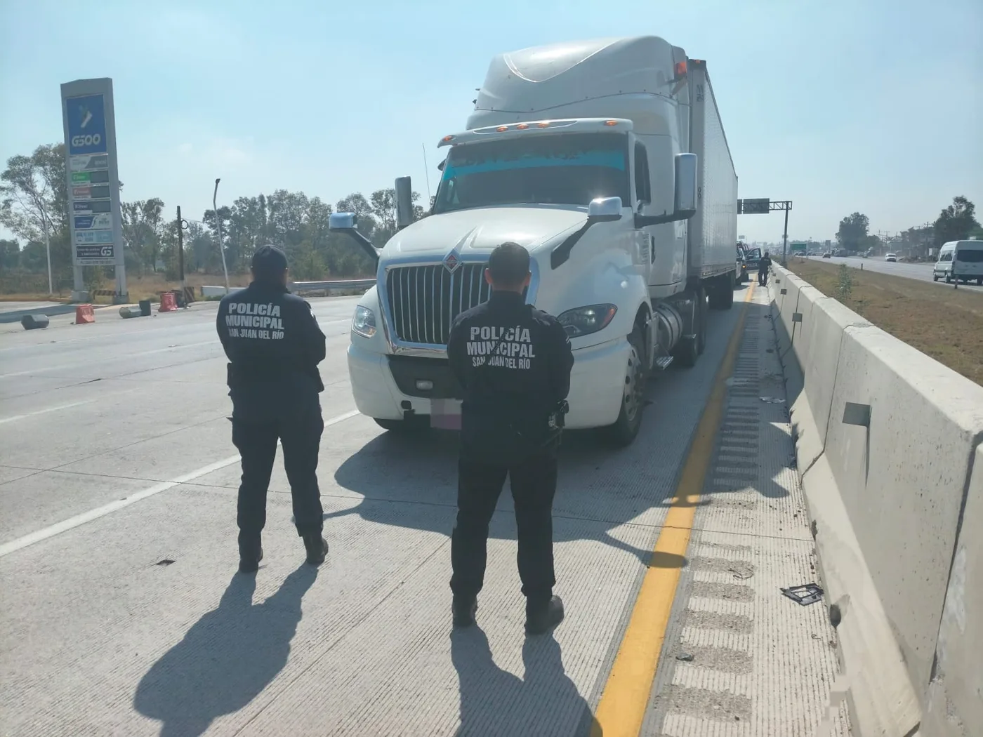 Tráiler cargado de abarrotes, robado en Puebla; logró ser recuperado en SJR.