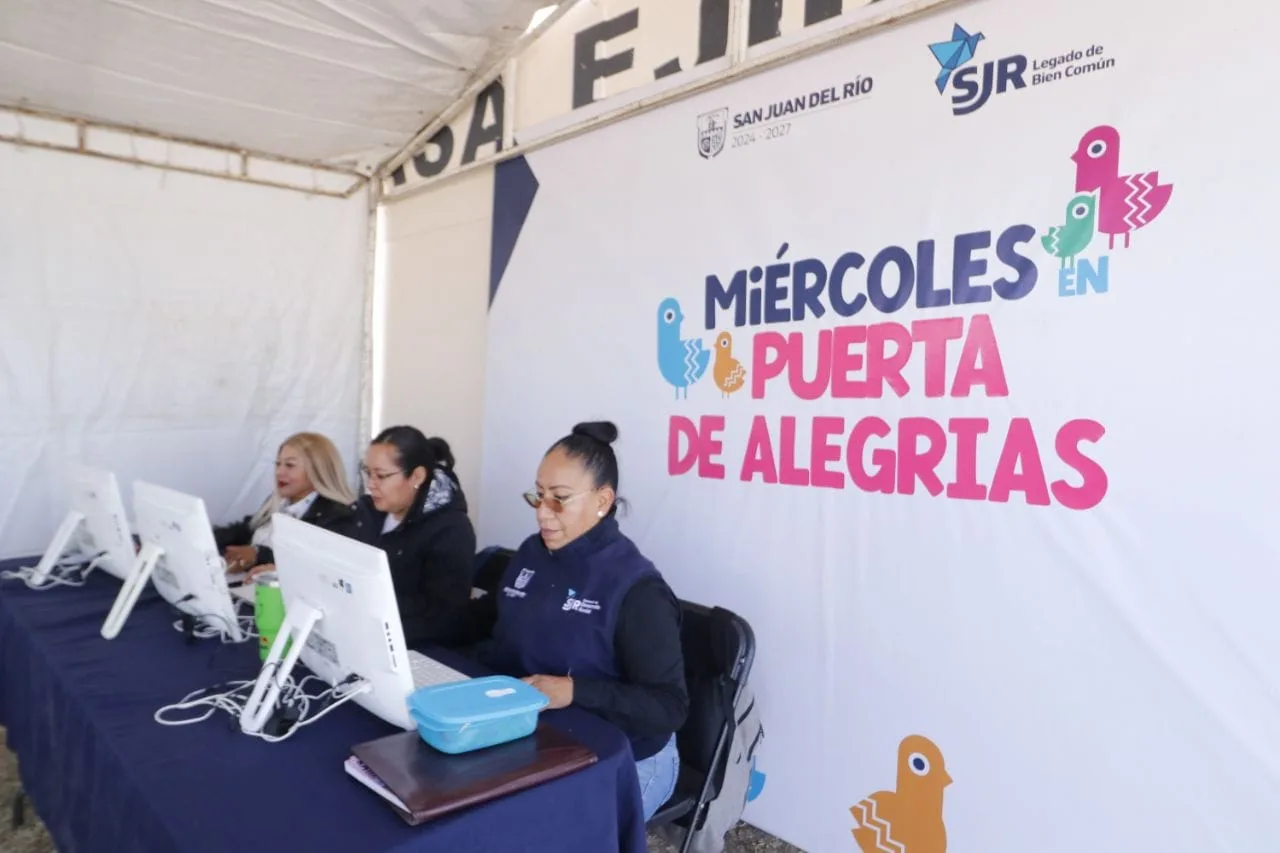Programa “Miércoles en Puerta de Alegrías” ofrece 170 atenciones en mesas de trabajo.