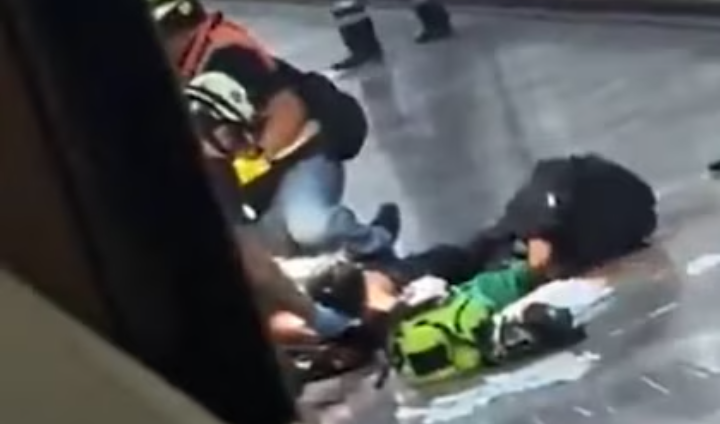  Sujeto apuñala a 4 usuarios del Metro de la CDMX.