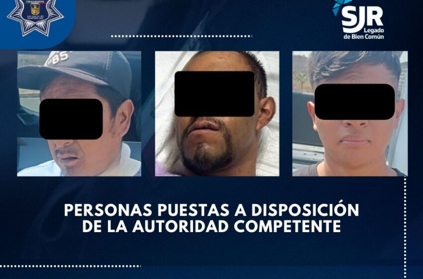  Tres detenidos; tras violenta riña en zona oriente, de SJR.