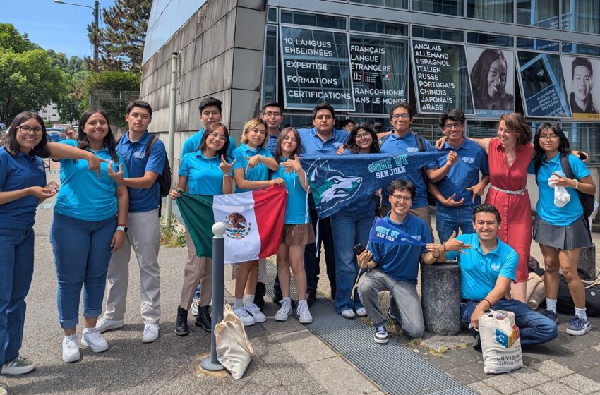  Estudiantes de UTSJR viven experiencia académica en Francia.