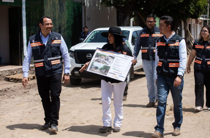 Rehabilitan calles Guillermo Prieto y Emiliano Zapata, en el Centro de SJR; inversión de 4MDP
