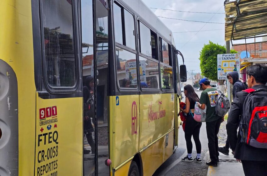  Nuevas rutas de transporte público a favor de la comunidad estudiantil en SJR.