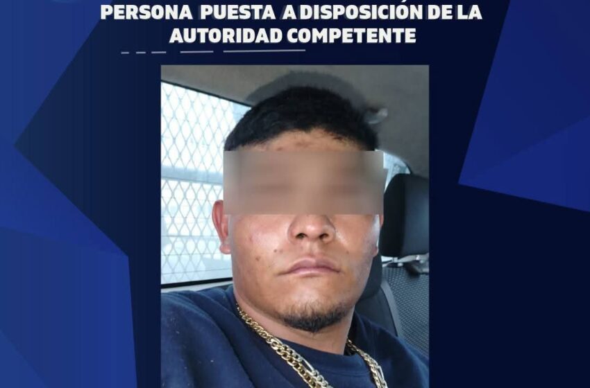  Lo detienen tras hacer un boquete a local y robar ropa americana.
