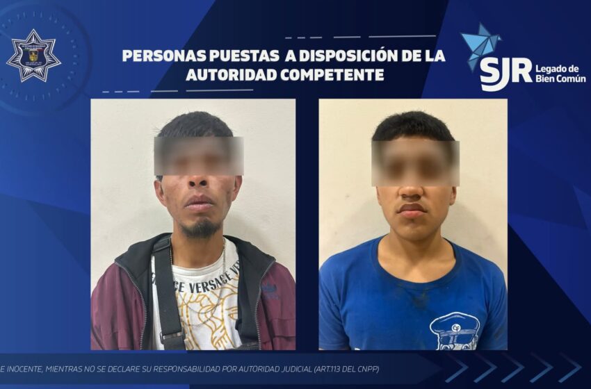  Ya se saboreaban el botín; cuando fueron sorprendidos por la Policía.