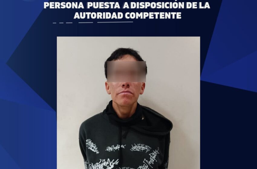 Narcomenudista es detenido en Avenida Ghandi