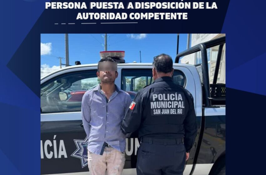Ocurrió en la Colonia Juarez. Amenazó a su pareja con un cuchillo y fue inmediatamente detenido.