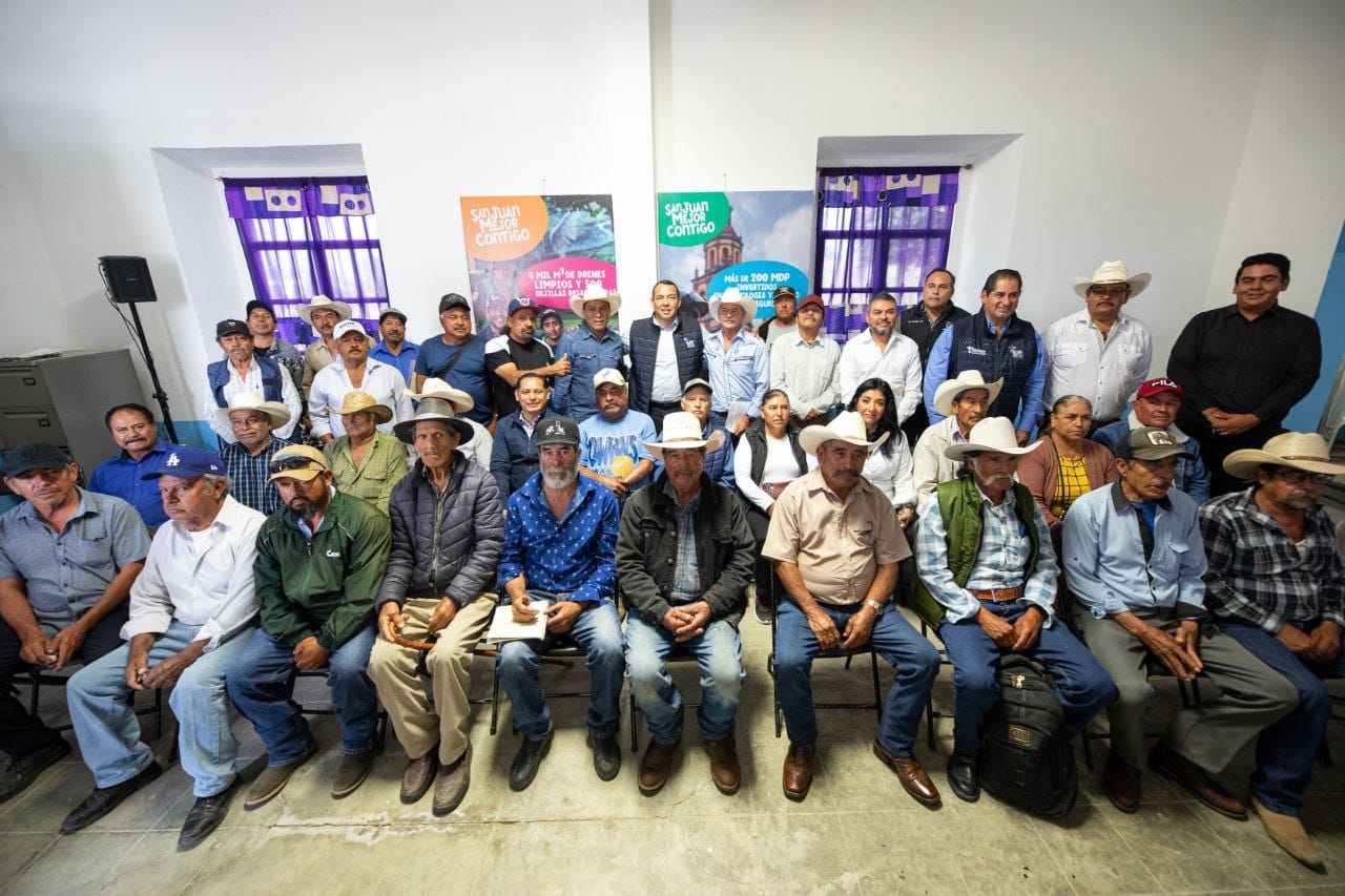 Con apoyos directos, se ha beneficiado a más de 5 mil productores del campo sanjuanense: Roberto Cabrera.