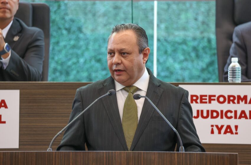  Magistrado Braulio Guerra rinde informe del Poder Judicial, en Qro.