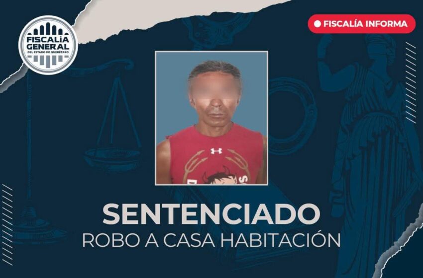 Pasará 3 años en prisión; por entrar a robar a una casa, en SJR.