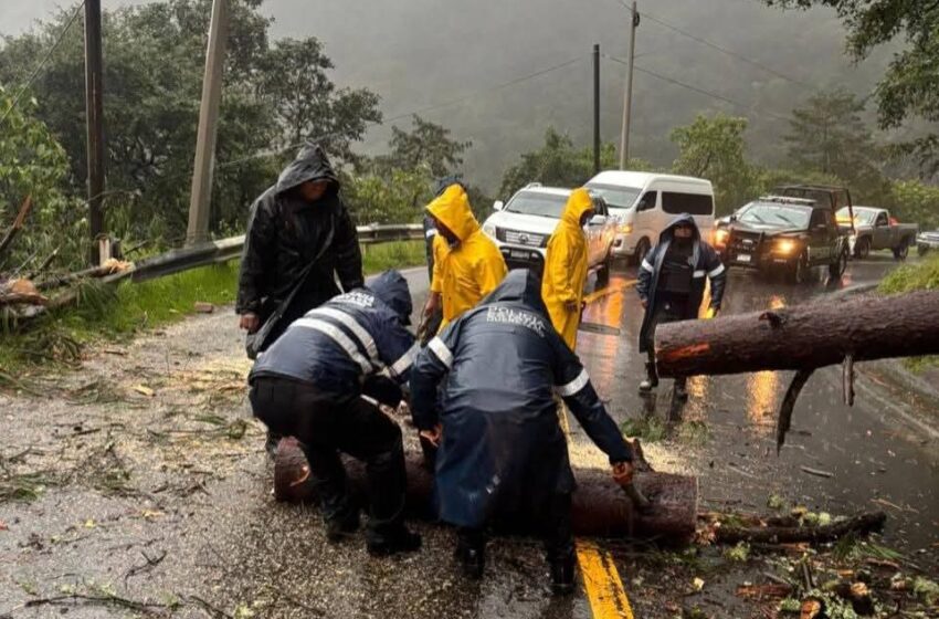 Suspenden clases en 4 municipios serranos; ante contingencia por fuertes lluvias.