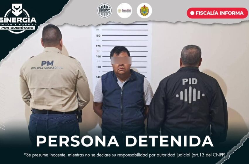 Cae presunto feminicida veracruzano; en Querétaro.