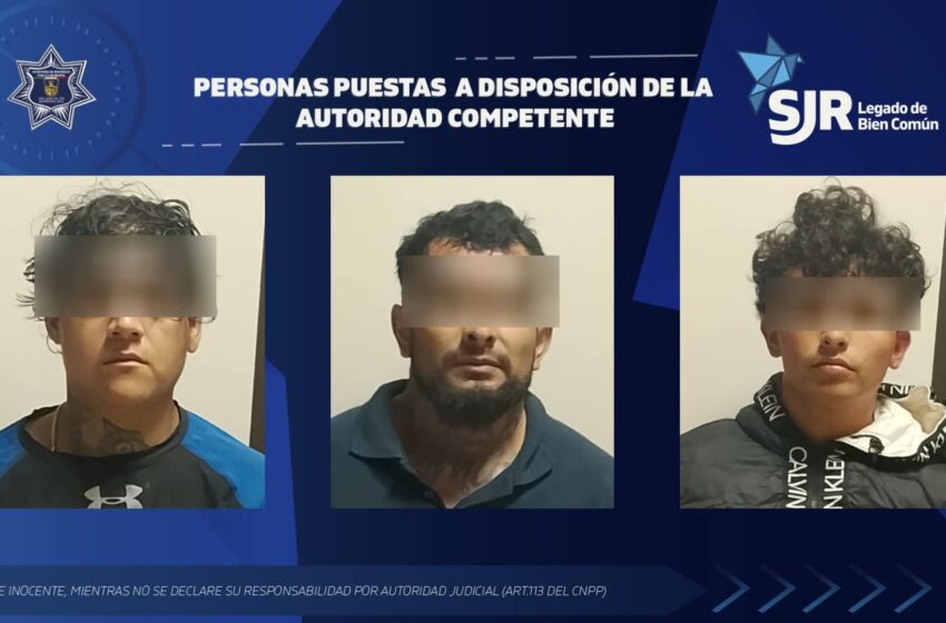  Detenidos los sujetos encapuchados que asaltaron comercio en Infonavit San Cayetano.