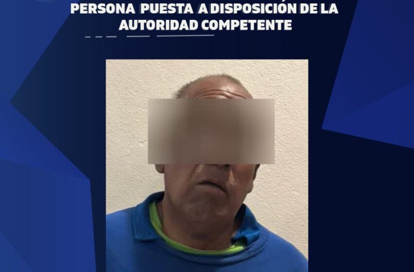 Detenido por abusar sexualmente de una menor de edad; a bordo de transporte público.