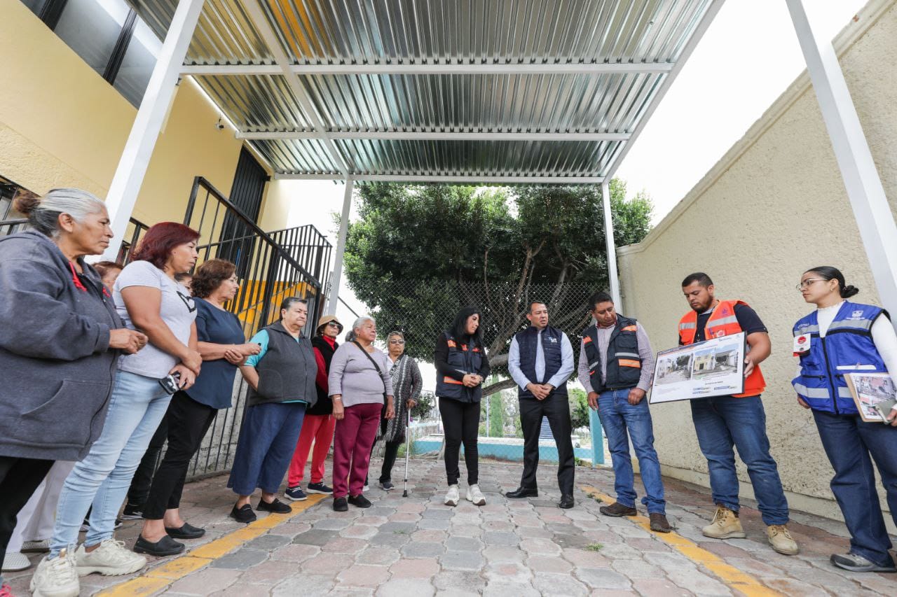 El Pedregoso estrenó nueva techumbre; un espacio para atender a la ciudadanía.