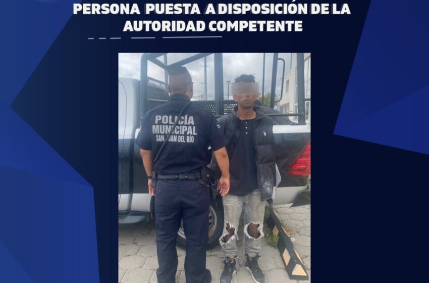 Detenido por amenazar con un machete y agredir verbalmente a su expareja.