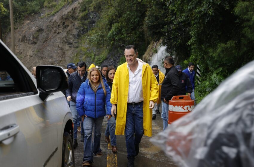 Reconoce Kuri riesgo latente en carretera 120 San Juan – Xilitla; pide auxilio a la Presidenta Sheinbaum.