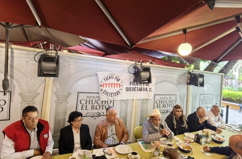 Productores Agrícolas Queretanos anuncian demanda penal; en contra de varias dependencias federales.
