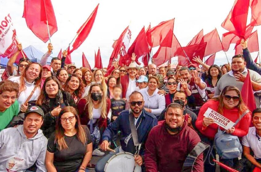  MORENA -por vez primera- aventaja al PAN en SJR; segun Massive Caller.