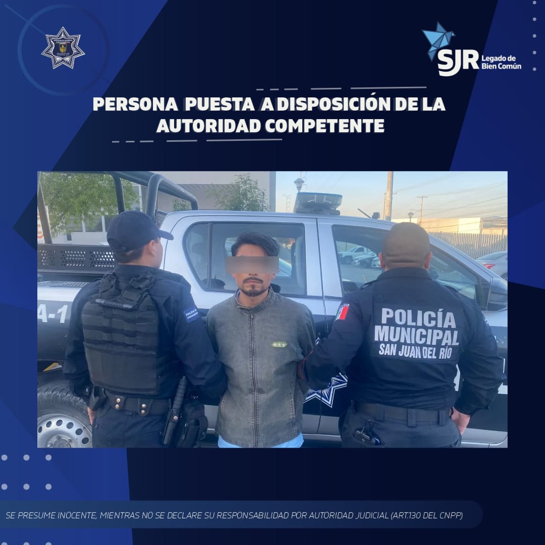 Lo detienen por perseguir a su ex pareja; ya tenía orden de restricción.