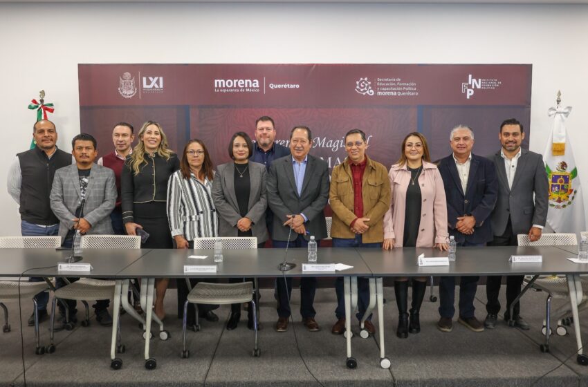  Diputados Morenistas en Querétaro; celebran humanismo mexicano con ponencia de Leonel Godoy