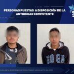 Sorprenden a dos pillos intentando robar batería de Torton; en Lomas de San Juan.