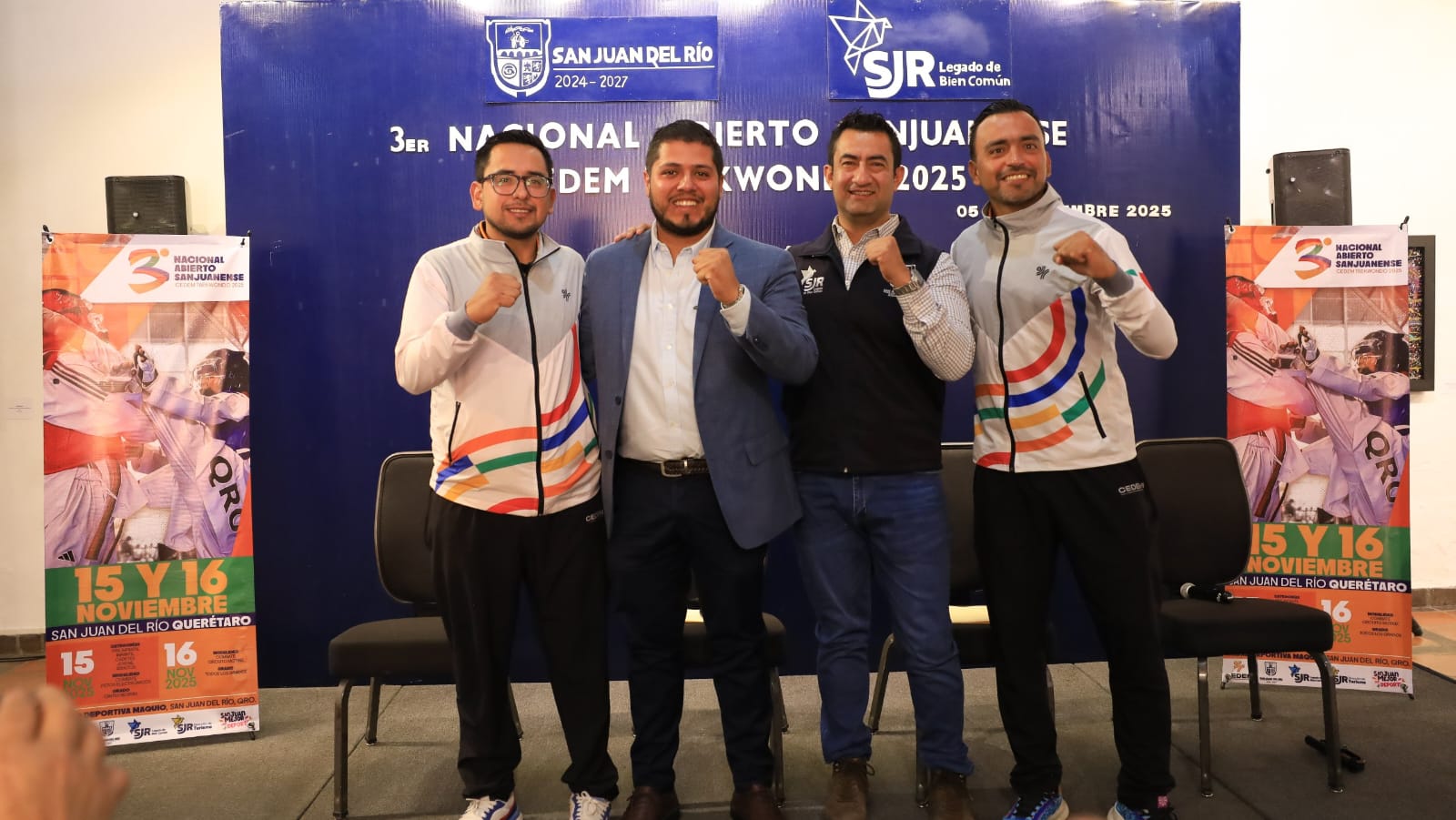 Próximos 15 y 16 de Noviembre; Nacional Abierto Sanjuanense de Taekwondo 2025, en la Deportiva Maquío