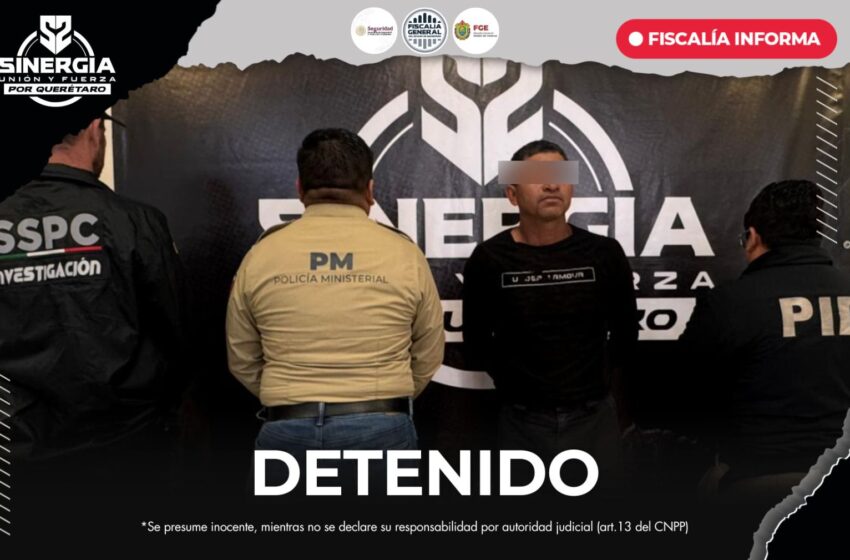  Sujeto que asesinó a una persona en Veracruz; fue ubicado y detenido en Querétaro.