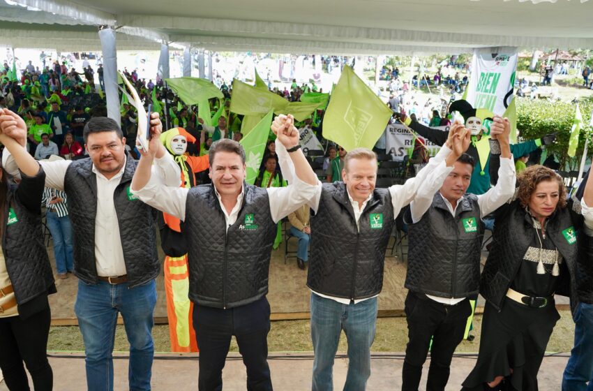  Asamblea Estatal encabezada por Arturo Escobar, ratifica a Ricardo Astudillo como Dirigente Estatal del PVEM